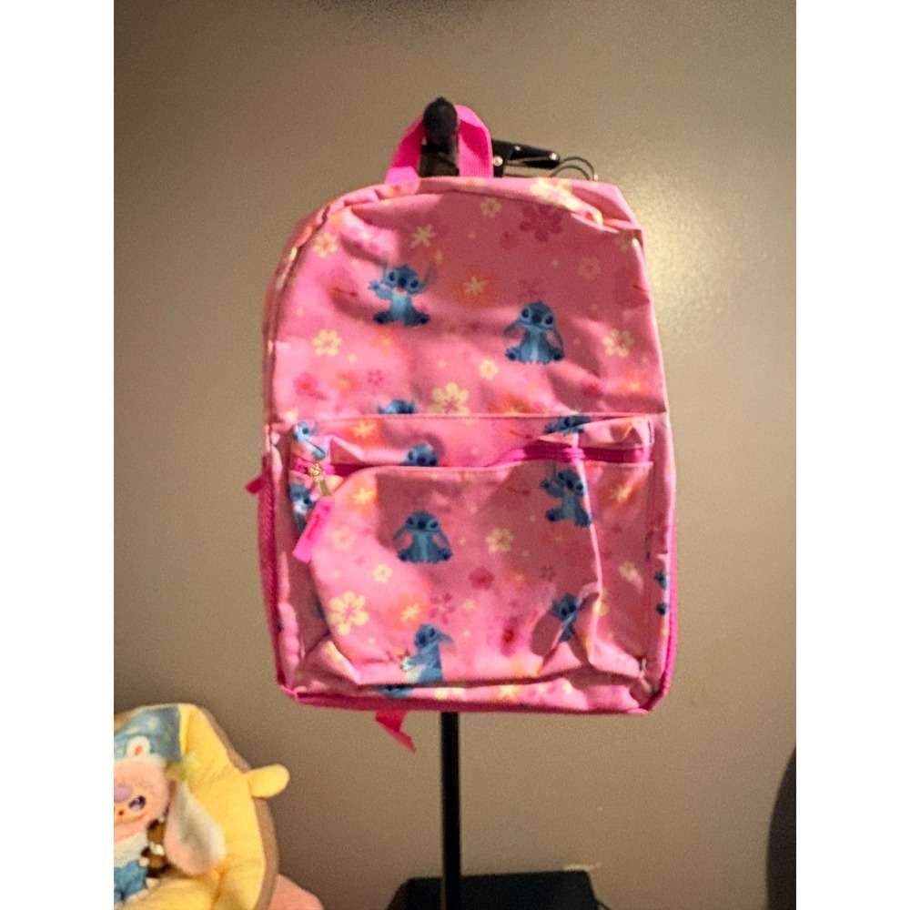Back to School Backpack - Mickey Mouse!! Black, Med Siz Backpack Front Pocket